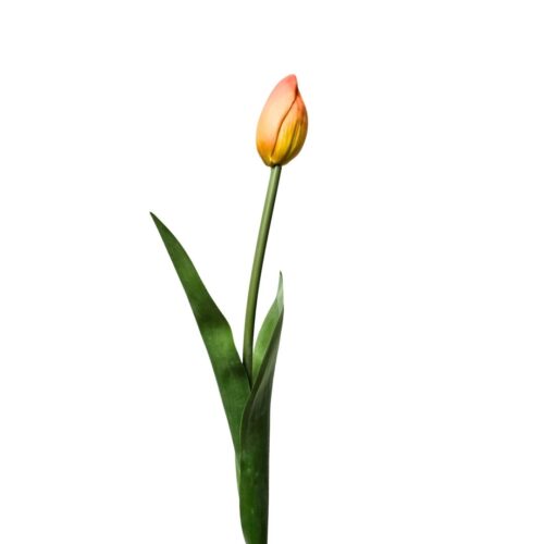 Artificial Tulip Bud Orange 49cm