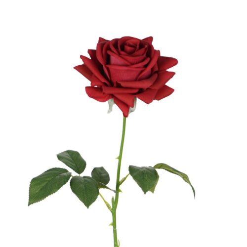 Real Touch Rose Fifi Red 66cm