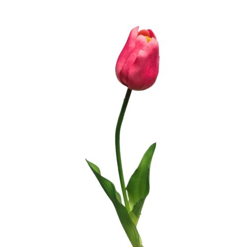 Real Touch Tulip Tinka Dark Pink 41 cm