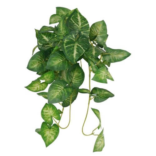 Artificial Calathea Hanging Bush 40cm