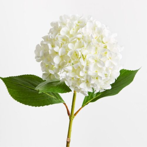Artificial Hydrangea Annabelle White 68cm