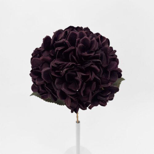 Artificial Hydrangea Aubergine 64cm
