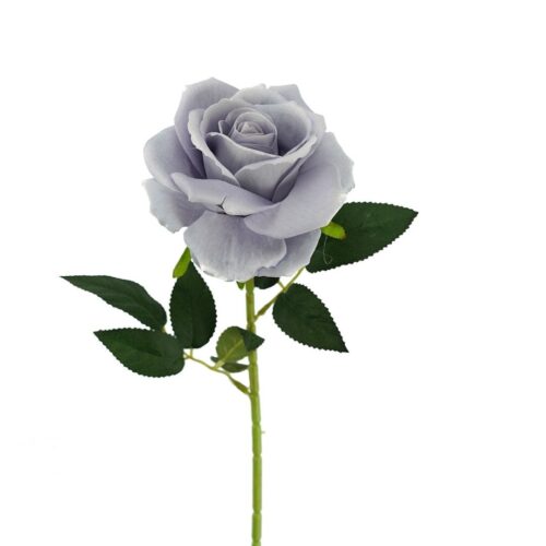 Artificial Rose Velvet Mauve 54cm