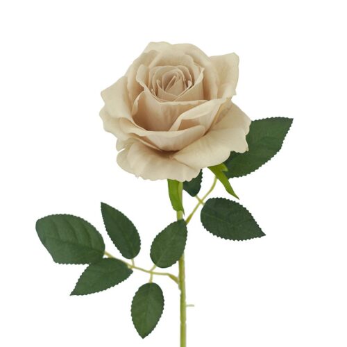 Artificial Rose Velvet Nude 54cm