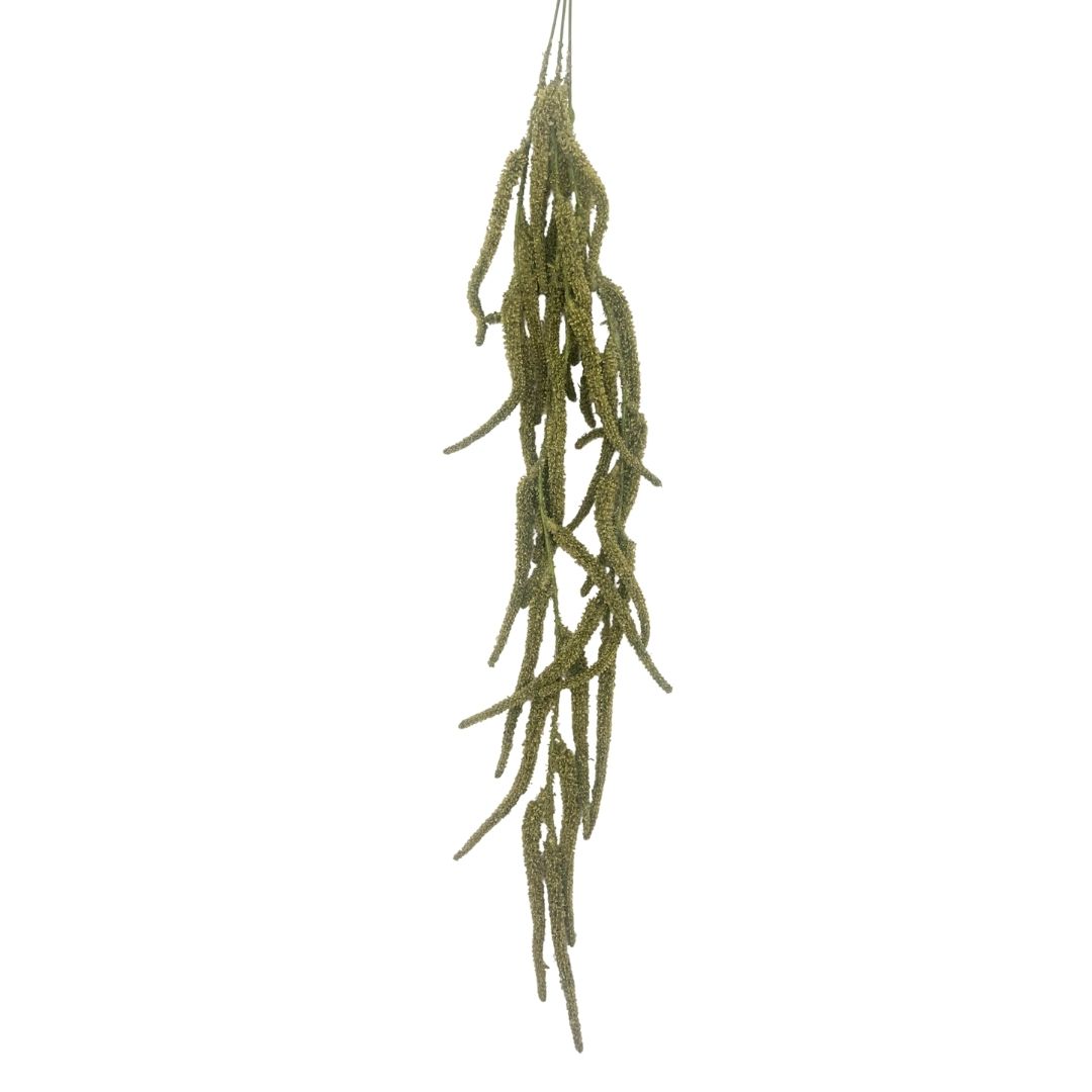 Artificial Amaranthus Olive Green 81cm