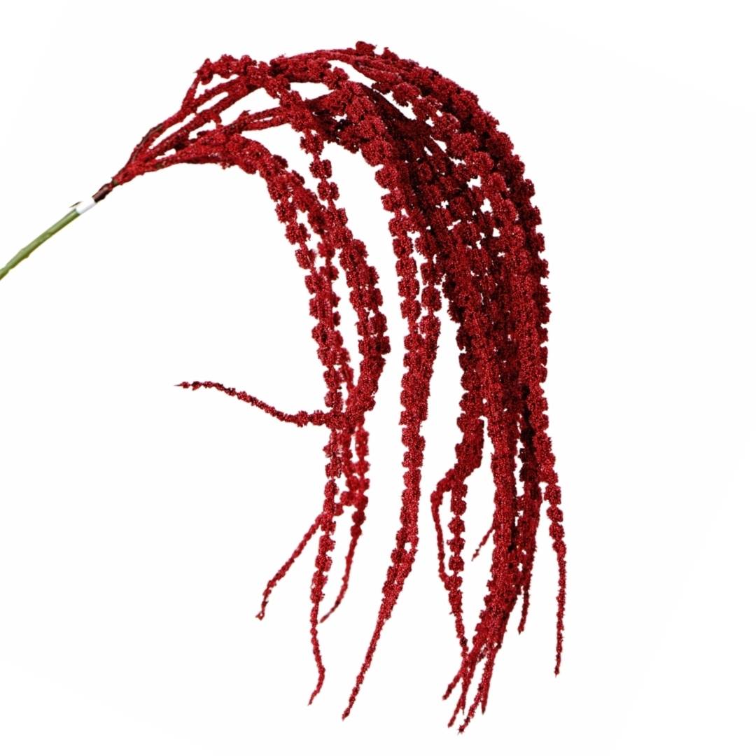 Artificial Amaranthus Ruby Red 88cm