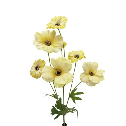 Artificial Buttercup Flower Spray 78cm