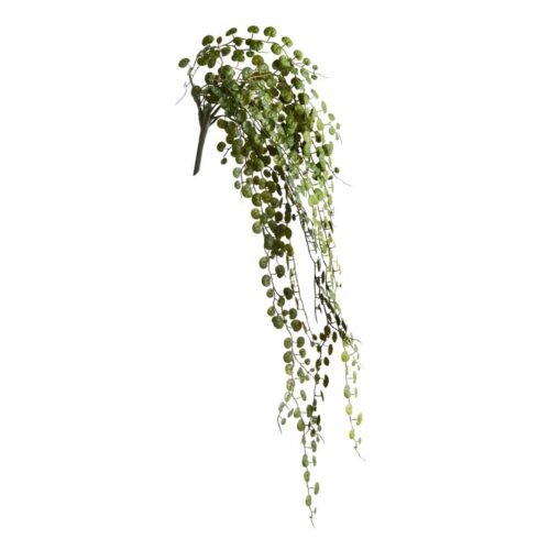 Artificial Button Fern Hanging Bush 86cm