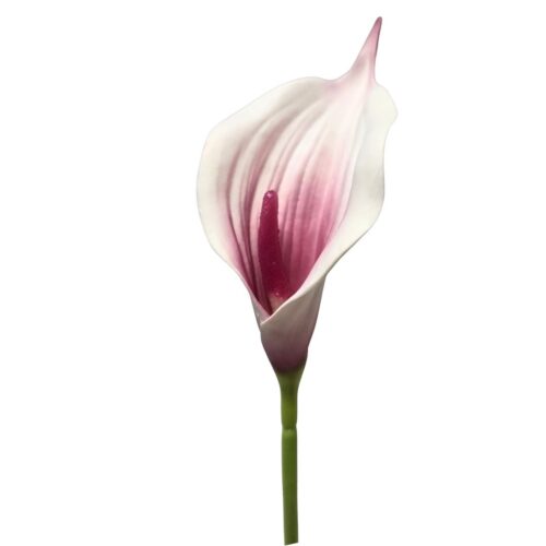 Artificial Calla Lily Dainty White Plum 36cm