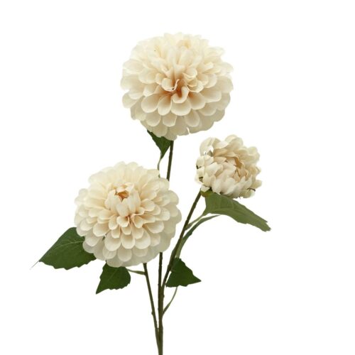 Artificial Dahlia Harpet 3H Cream 76cm