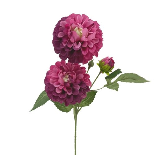Artificial Dahlia Talula Dark Pink 53cm