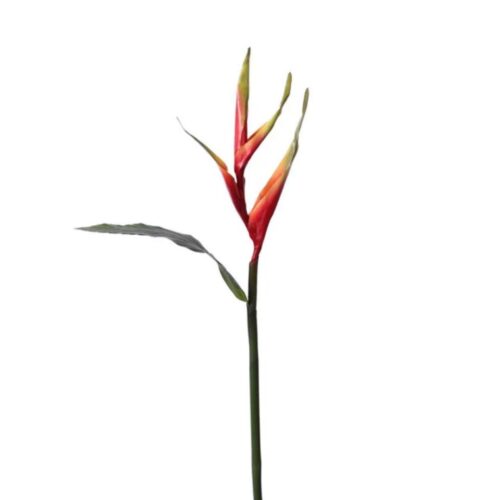 Artificial Heliconia Stem Red 96cm