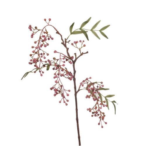 Artificial Peppercorn Spray Pink 85cm