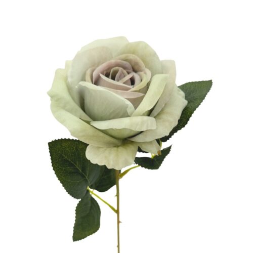 Artificial Rose Pistachio green 53cm