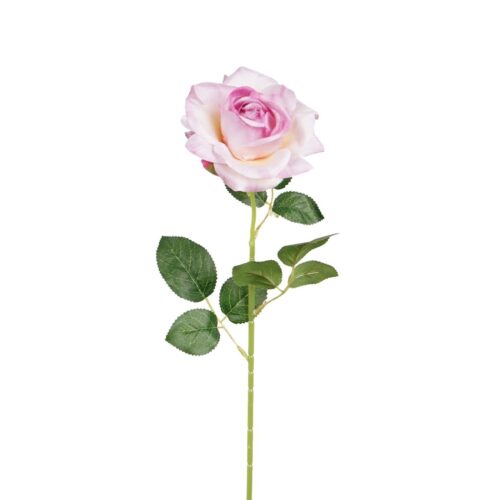 Artificial Rose Zuri Pink 59cm