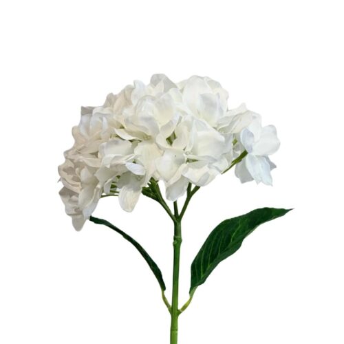 Real Touch Hydrangea Harlo White 47cm