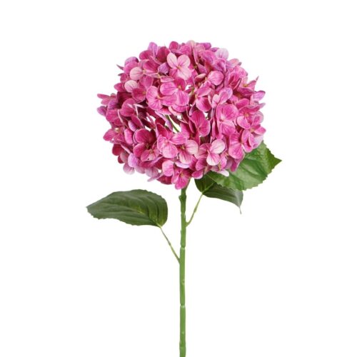 Real Touch Hydrangea Gina Dark Pink 69cm