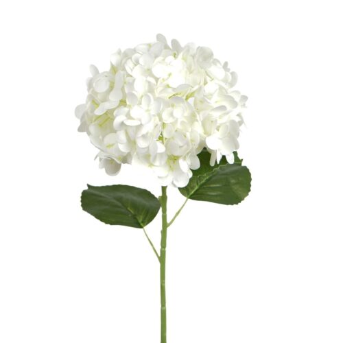 Real Touch Hydrangea Gina White 69cm