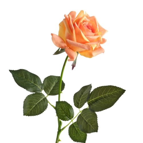 Real Touch Rose Kendall Orange 65cm