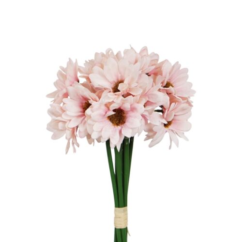 Artificial Daisy Bunch Pink 33cm