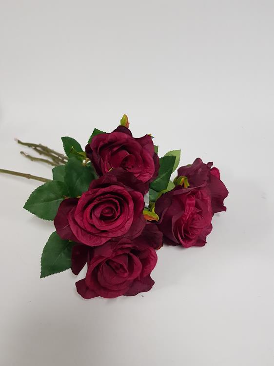 Rose Soft Touch Burgundy - Image 5