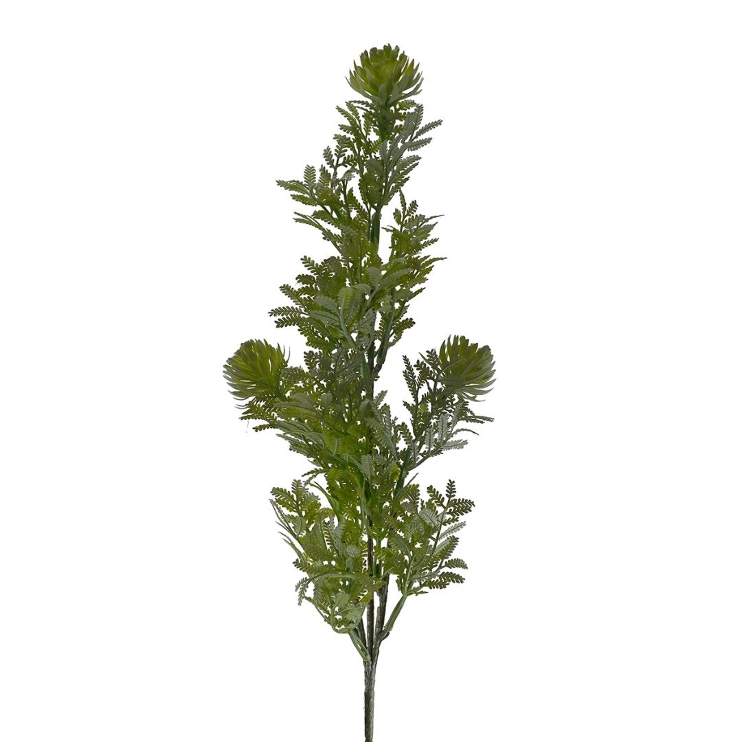 Seeded Succulent Spray Green 63cm